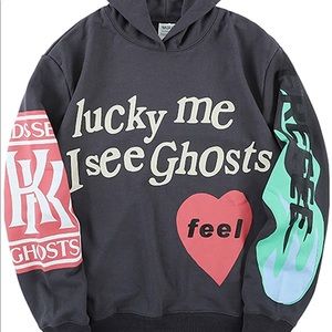 Kanye West lucky me i see ghosts sweatshirt